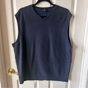 Nike Golf Navy Blue Men's Sweater Vest, Size Large